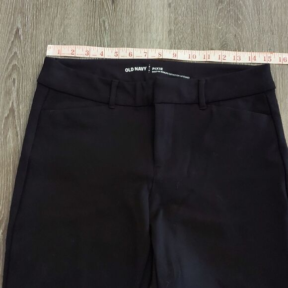 Old Navy Pixie Built In Sculpt Black Pants Size 8 Regular - Picture 6 of 8